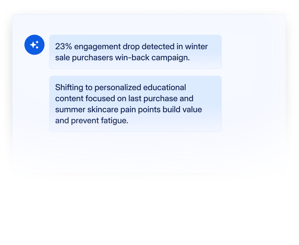 AI agent detecting engagement drops and suggesting personalized educational content