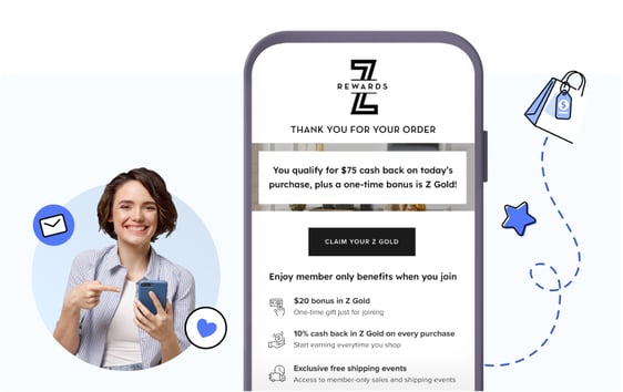 LTV.ai loyalty and rewards program using the example of Z Gallerie