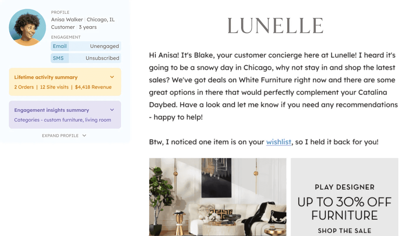 AI powered email marketing tools segmenting ecommerce audiences for hyper-personalized content